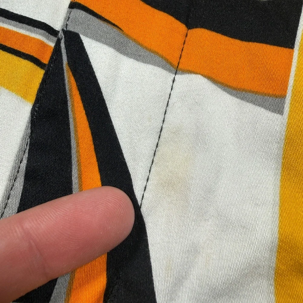 Loudmouth Golf Shorts Mens 38 Shagadelic Orange Psychedelic Swirl‎ Retro Bold